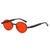 Retro Small Round Frame Personalized Sunglasses Women's Uv-protective Fashionable Party Glasses Sunglasses For The Beach 8476