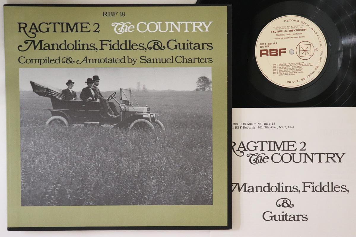 

LP Record VARIOUS - Ragtime 2: The Country RBF18 RBF 1971 US Jazz Used