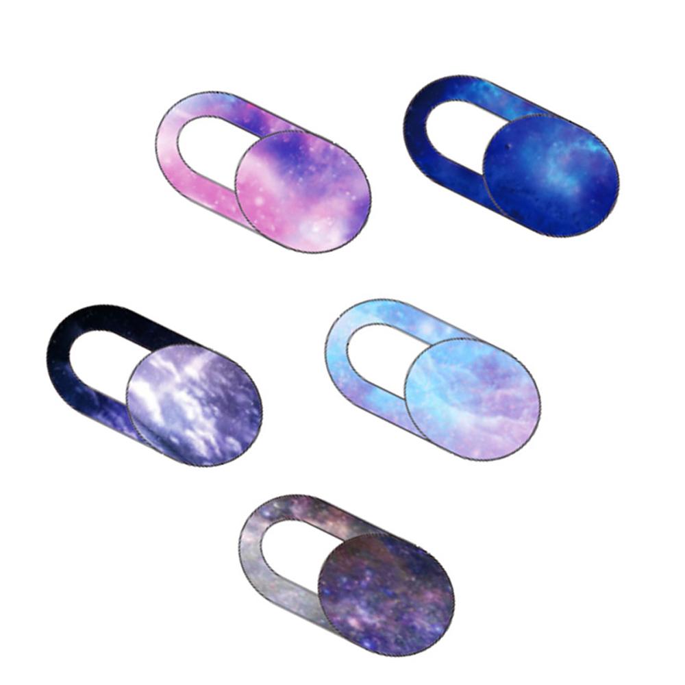 Slider Sticke WebCam Camera Cover Starry Sky Pattern Camera Protection Shutter Phone Lens Cover