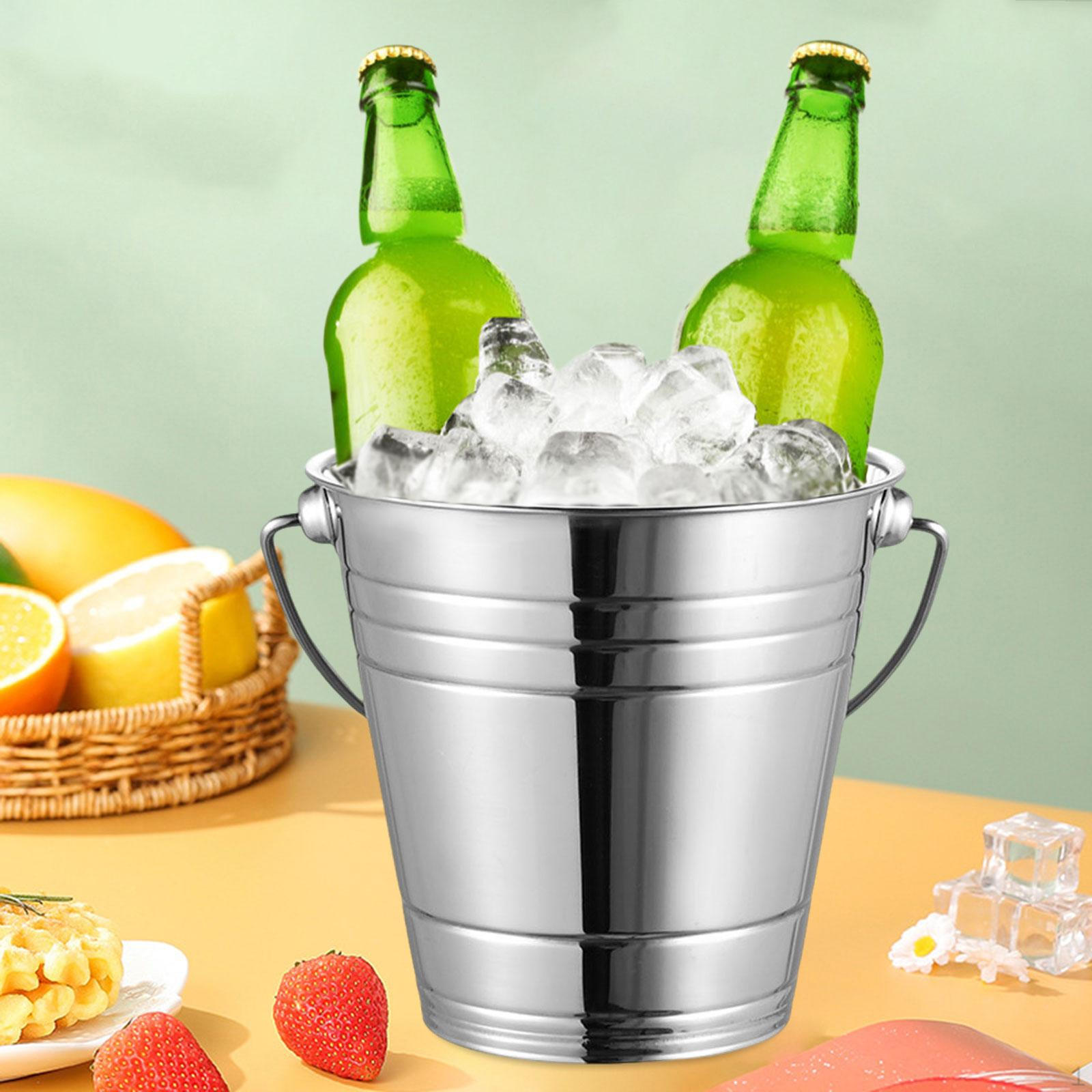 Ведерко для льда из нержавеющей стали для домашних развлечений 3000ML
