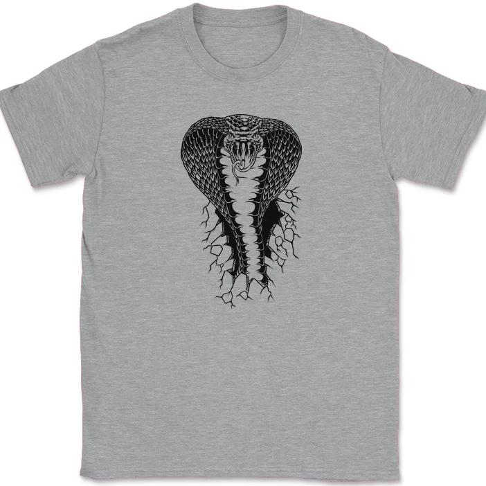 Cobra Snake Ripping T-Shirt Funny Serpent Reptile Humor Gift Graphic Tee