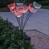 2pcs Outdoor Solar Jellyfish Light, Solar Pathway Lights Outdoor, Fiber Optic LED, Christmas, Courtyard, Garden, Villa, Lawn, Waterproof