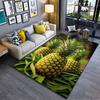 Tropical Pineapple Design Carpet Suitable As a Non-slip Mat for the Living Room or Bedroom Sofa