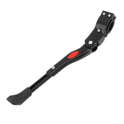 Heavy Duty Mountain Bike Support Cycling Prop Adjustable Side Rear Kickstand (Black)