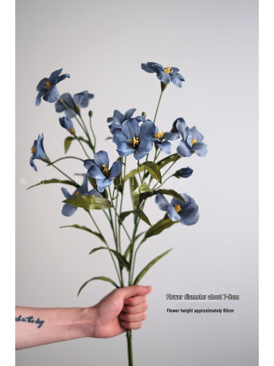 Шелковый букет из цветов тунга для украшения гостиной