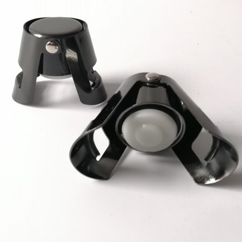 Stainless Steel Champagne Stopper Beverage Bottle Saver Leak Proof Sparkling Wine Preserver Sealing Bottle Tool