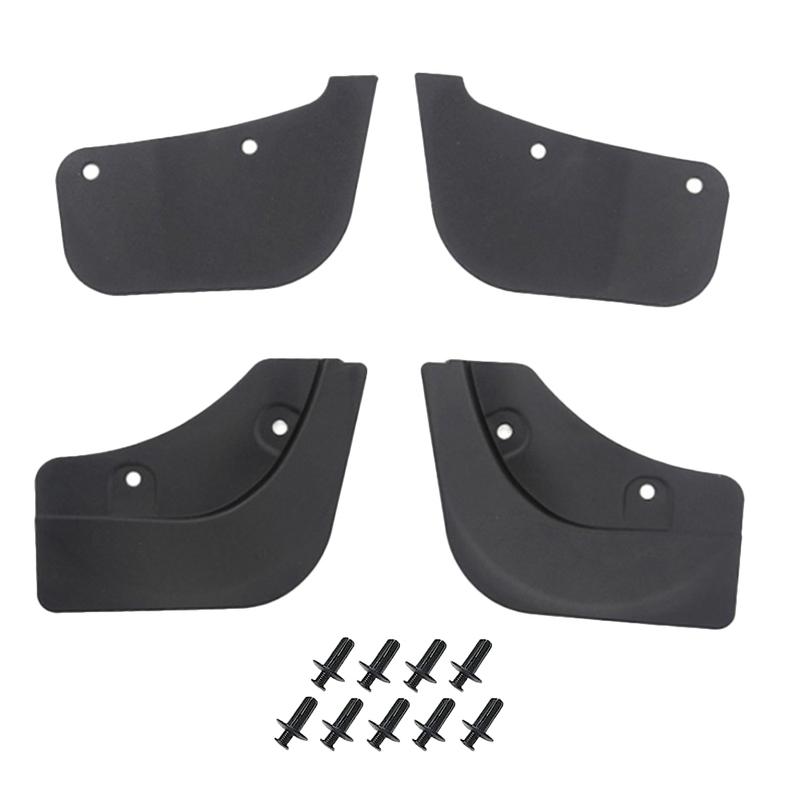 Car Mud Flaps TPE Black Car Mud Flaps Suitable for Tesla Model Y -