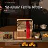 Zhaoran Premium Chinese Bamboo Mooncake Gift Basket