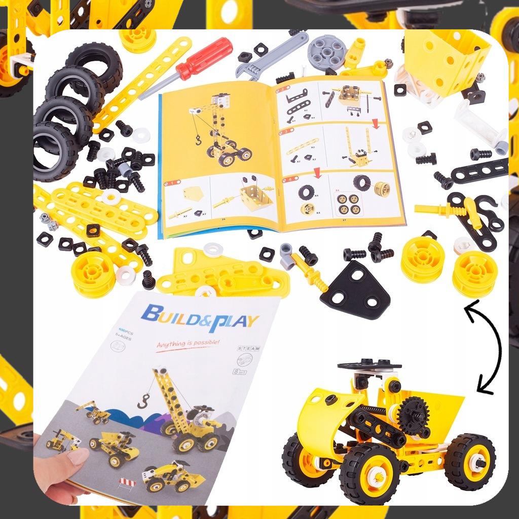 [PACZB][5] Construction Blocks Vehicles Mega Constructor 8in1 U472