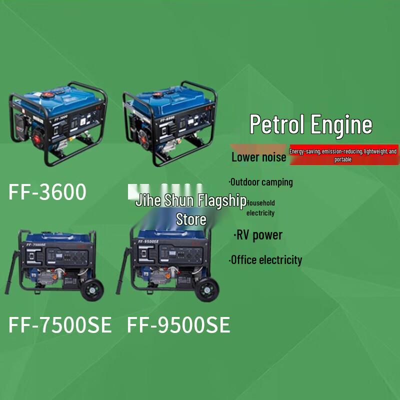 Dongcheng FF-3600B Tragbarer Benzingenerator CN-Stecker (Adapter enthalten)
