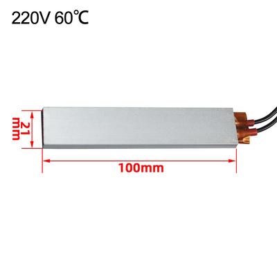 220V 100x21x5mm PTC Heating Plate PTC Heating Sheet Element Temperature 60-270℃ Temperature Heating Plate Electric Heater Access
