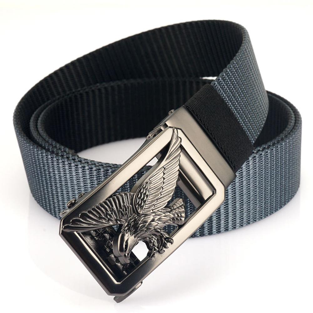 TUSHI New Tactical Belt for Men Tight Thick Nylon Casual Belt Alloy Ratchet Automatic Buckle Golf EDC Outdoor Military Belt Male