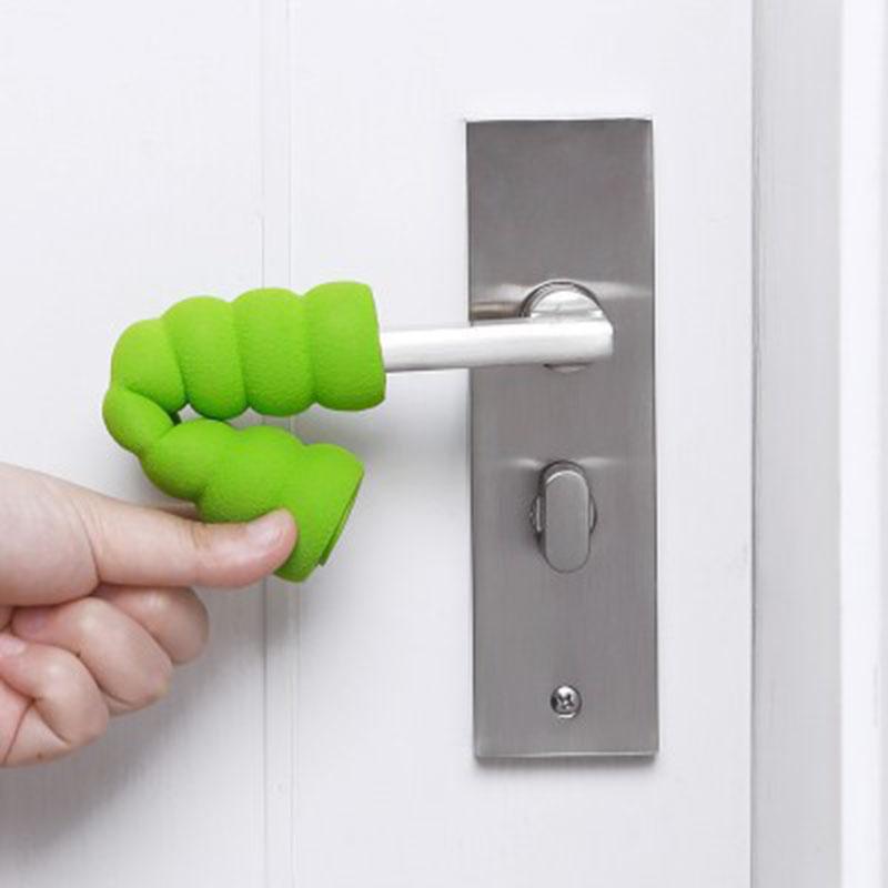 Premium Door Handle Cover - Spiral Safety Glove, Soft Bumper, Anti-Collision, Interior Shield