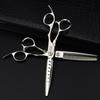 6.0 Inch Waldorf Z-112 Knife Head With Hole Personality, Hair Scissors, Hair Scissors, Flat Scissors, Bangs Scissors
