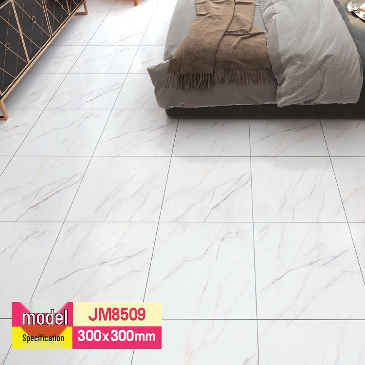 Self-Adhesive PVC Marble Tile Sticker - SPC Stone Plastic Flooring for Home Renovation