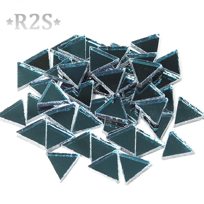 1kg Glass Mirror Mosaic Tiles Bulk Diamond Shape DIY Craft Handcrafted Accessory Home Wall Artwork Decor Supplies arte