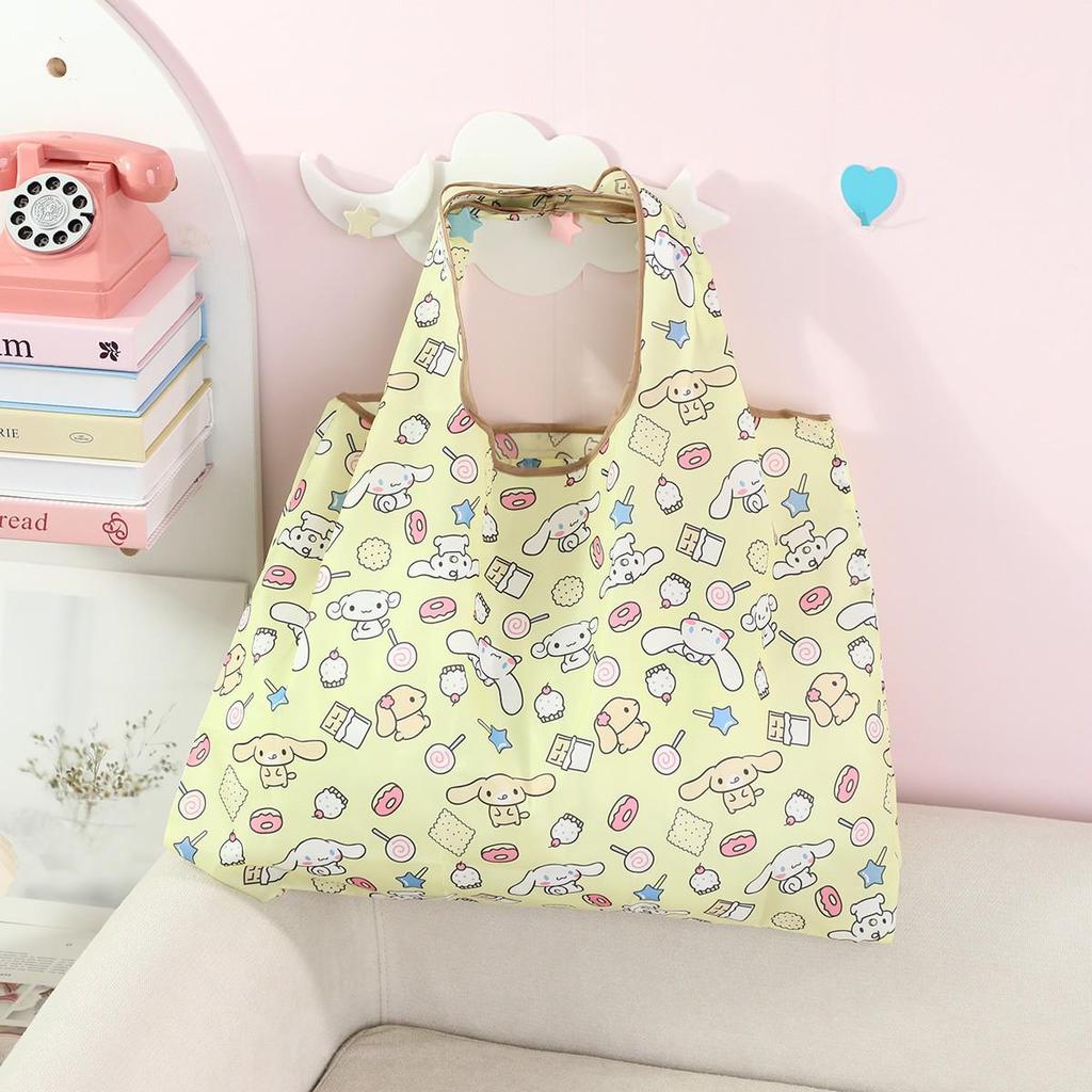 Cute Cartoon Eco-friendly Large Capacity Lightweight Shoulder Shopping Bag