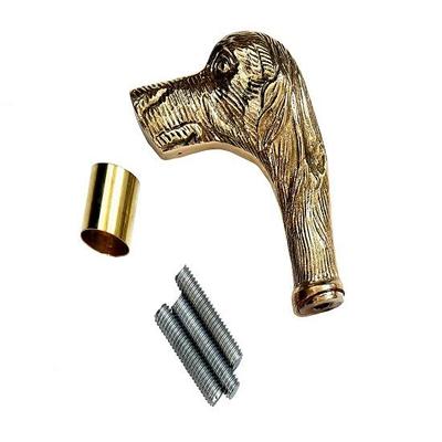 Big Dog Head Handle Only Cane Wooden Cane