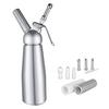 High Quality 500ml All Aluminum Cream Foam Maker Diy Baking Mounting Patterns Cream Whipper Mousse Siphon Cake Decorating Tools