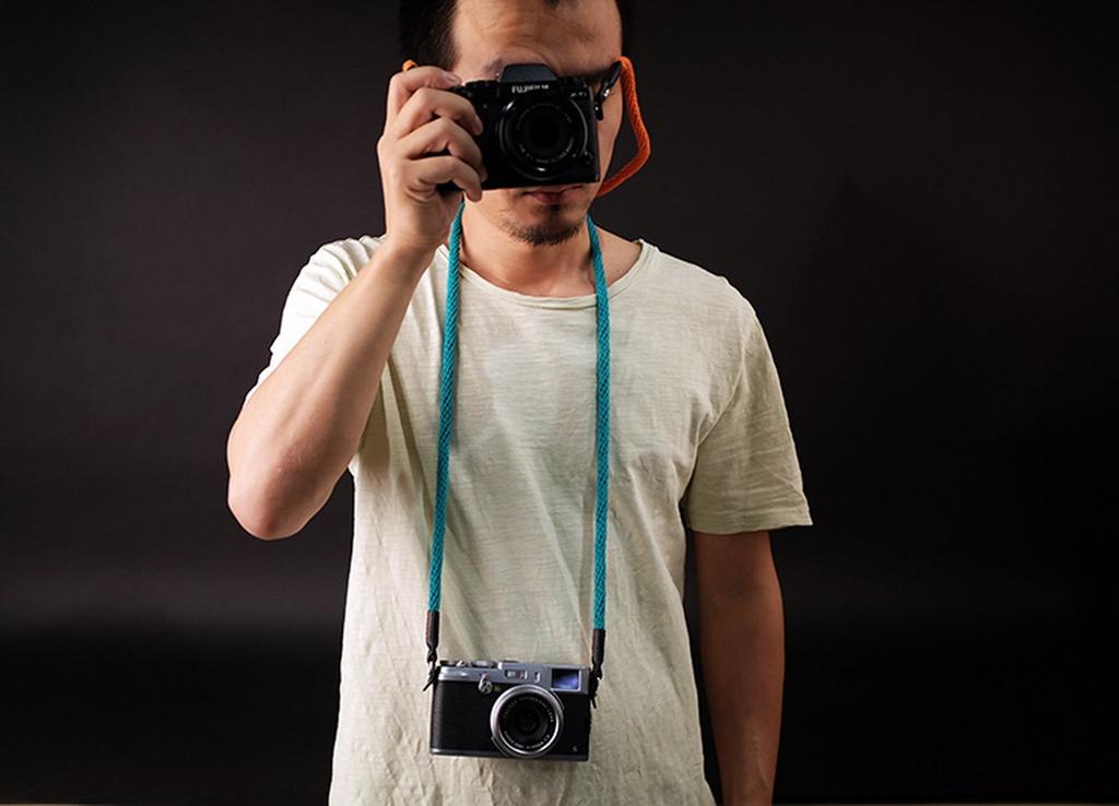 Camera Strap CS162 Series Cotton CAM1308 Cam-in Ring-Shaped (Blue)