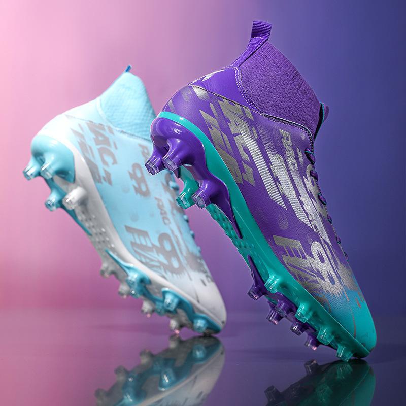 Fußballschuhe Herren High-Top Kurze Stollen Trainingsschuhe für Grundschüler Lange Stollen Jugend Kunstrasen Kinder Training