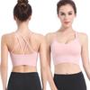 Reggiseno Sportivo Yoga con Spalline Incrociate Asciugatura Rapida Antiurto Corsa Fitness Intimo Sportivo Reggiseno Taglia Grande