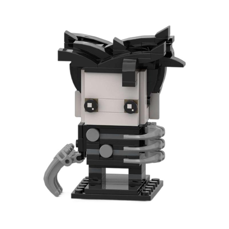 Building Block Compatible With 14635 Scissor Hand Edward, Puzzle Building Block Set, Square Head Boy Series