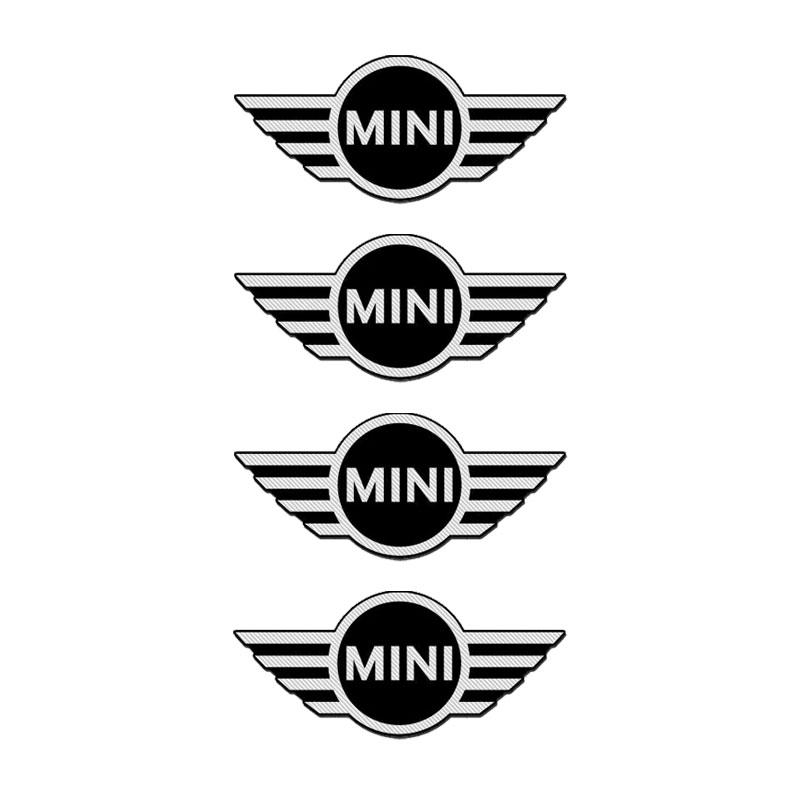 For BMW MINI Cooper One JCW F55 F56 R57 R58 Clubman Countryman R55 R56 Car Audio Decorate 3D Aluminum Badge Emblem Sticker RT8