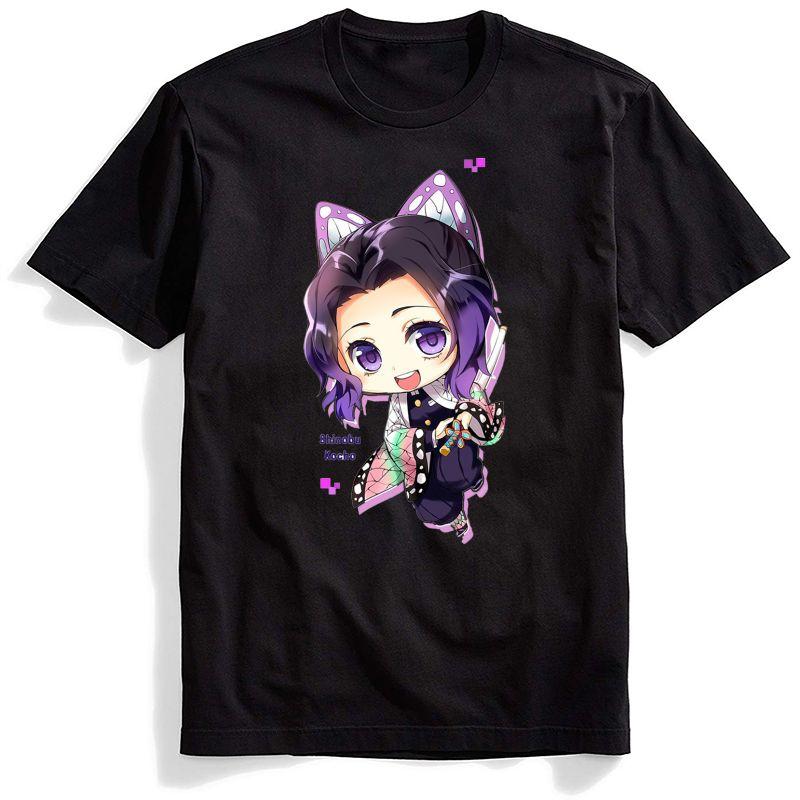 Anime Demon Slayer Men Tshirt Summer Harajuku Unisex Short Sleeve T Shirt Japanese Anime Funny Printed