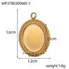 CARLIDANA Trendy 3D Spaceman Astronaut Pendant Space Themed Gold Plated DIY Accessories Stainless Steel Moon Heart Jewelry Charm
