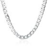 925 Sterling Silver Necklace For Men's Women 16/18/20/22/24/26/28/30 Inches Classic 6MM Chain Jewelry Wedding Christmas Gifts
