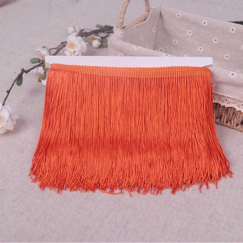 Polyester Fringe Tassel Trim (10-20cm) for Stage Costumes, Curtains, Carpets, and Lace Decorations