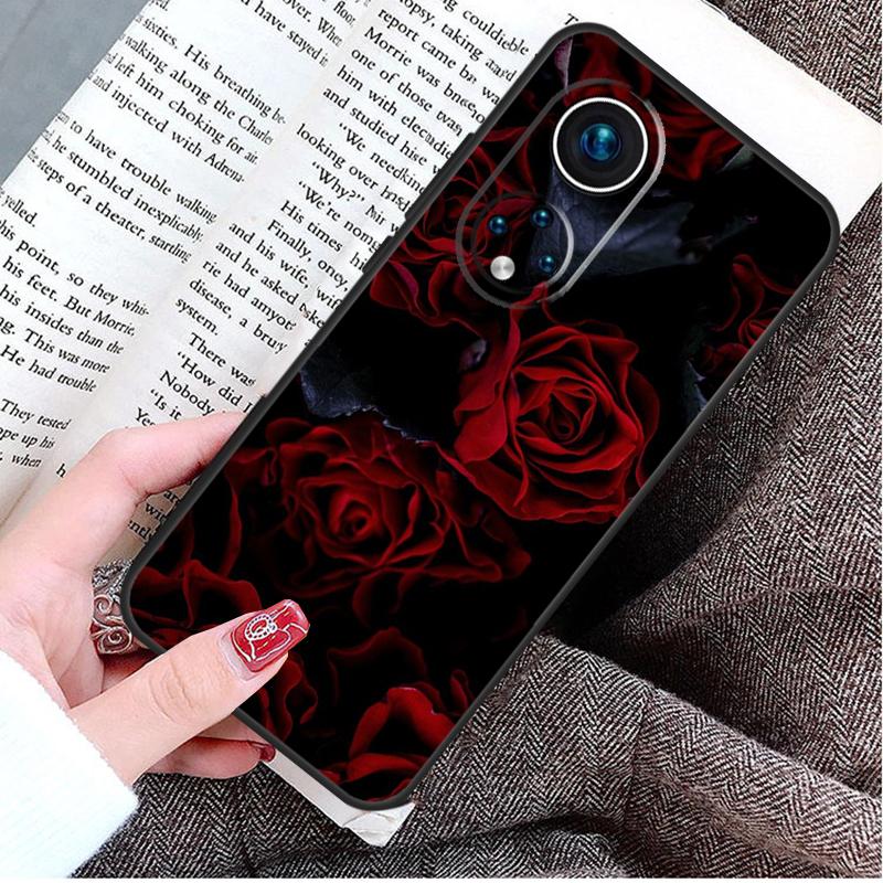 Red Rose Flower Case For Honor Magic 7 5 6 Pro V5 Honor X8b X8a X9b X9c X9a X7a 50 70 90 200 400 Lite Cover