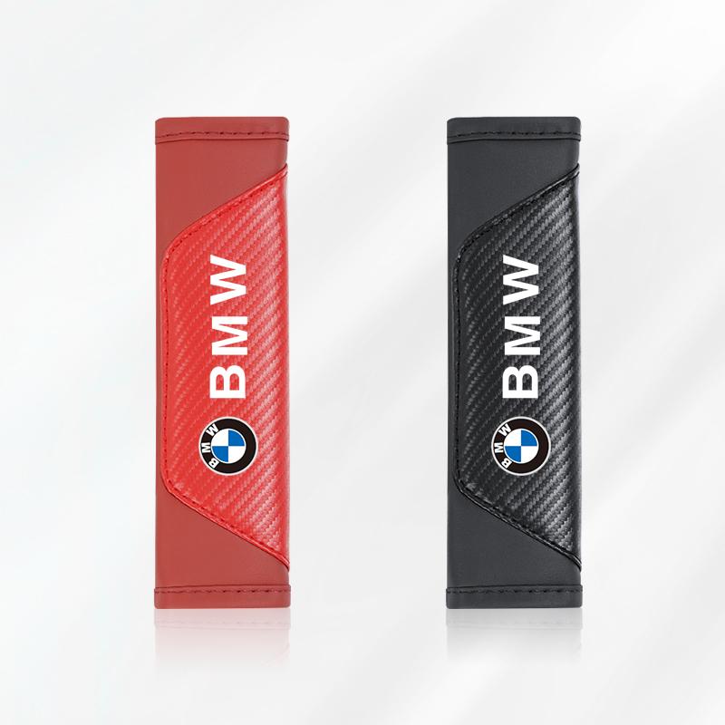 2PCS Car Safety Seat Belt Cover Adjustable Car Shoulder Pad For BMW Performance E46 E60 E90 E39 E87 E36 E92 E70 E91 X3 X5 X1 X2 FY0