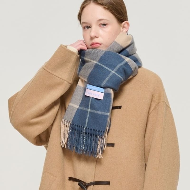 ROIDESROIS Premier Soft Tender Check Muffler (13 Colors)