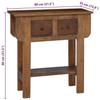 VidaXL Table console Bois de récupération massif 80 x 35 x 80 cm