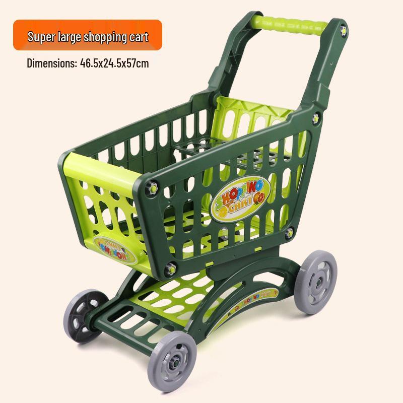 Kids' Role-Play Shopping Cart Toy: Large Simulation Supermarket Walker for Boys and Girls