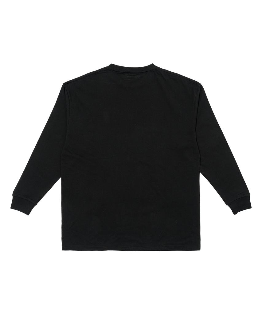 BEN DAVIS Original Arch Print Long Sleeve T-Shirt Black