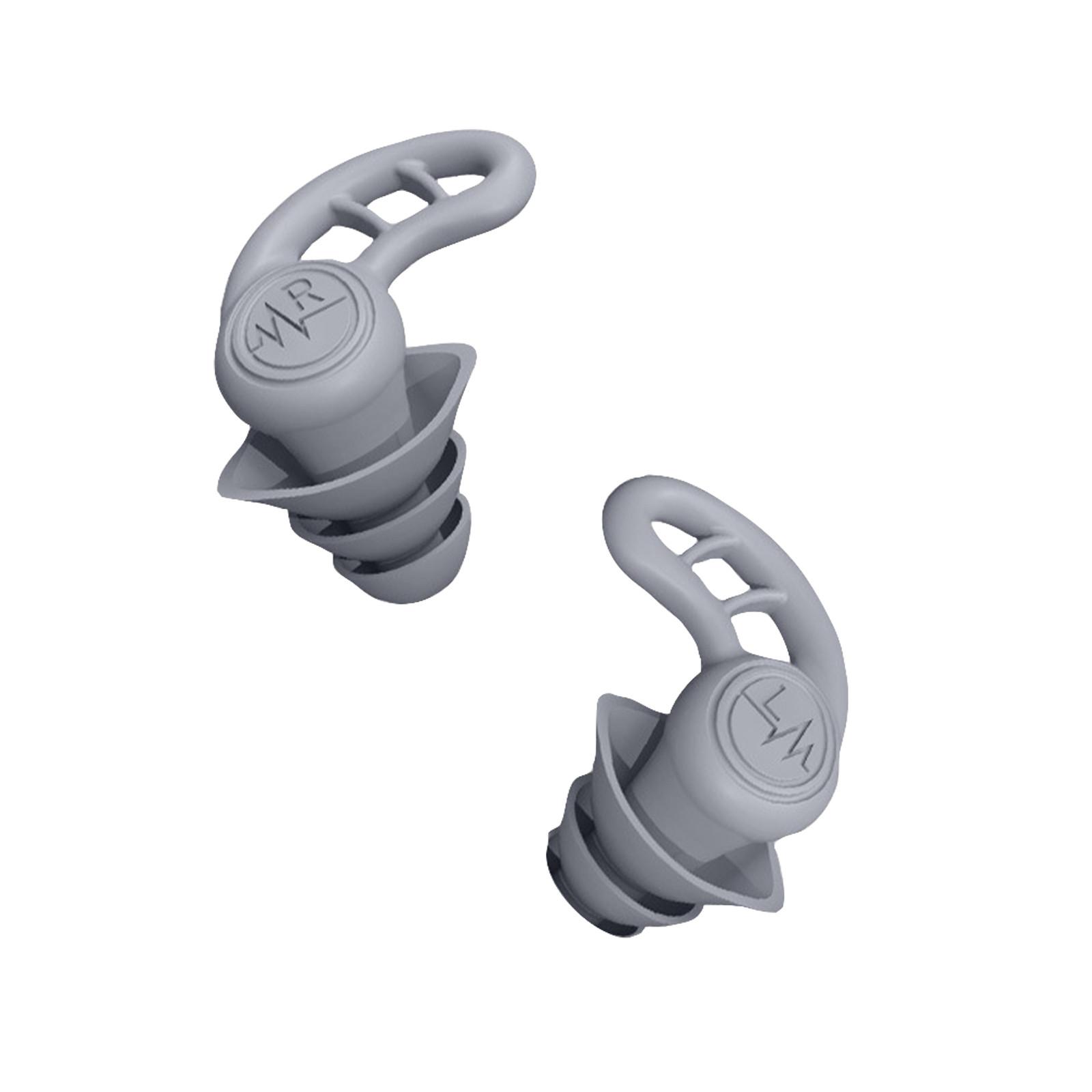 

Плавальні беруші для дорослих, водонепроникні багаторазові силіконові кольорові беруші для плавання, серфінгу, снорклінгу, прийняття душу та води в басейні, на пляжі, в океані One Size