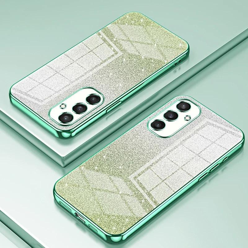 Luxury Glitter Bling Soft Silicone Phone Case for Samsung Galaxy S26 Ultra S26 Pro S25 Edge Plus S24 FE S23 S22 Shockproof Bumper Cover Funda