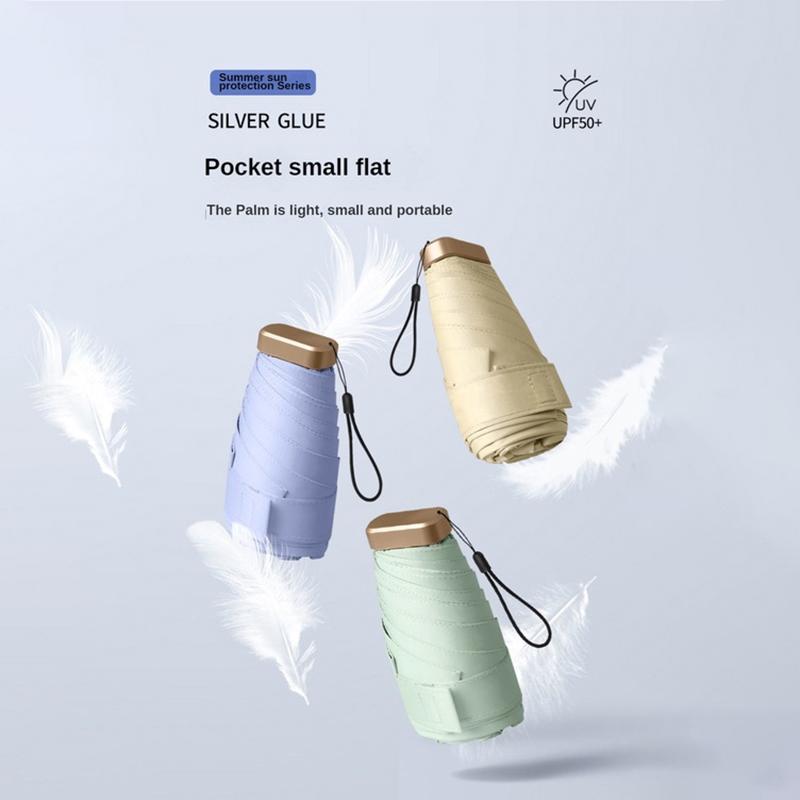 Mini Sun Umbrella, Small Pocket Umbrella, Folding Umbrella, Lightweight, Compact Pocket Umbrella