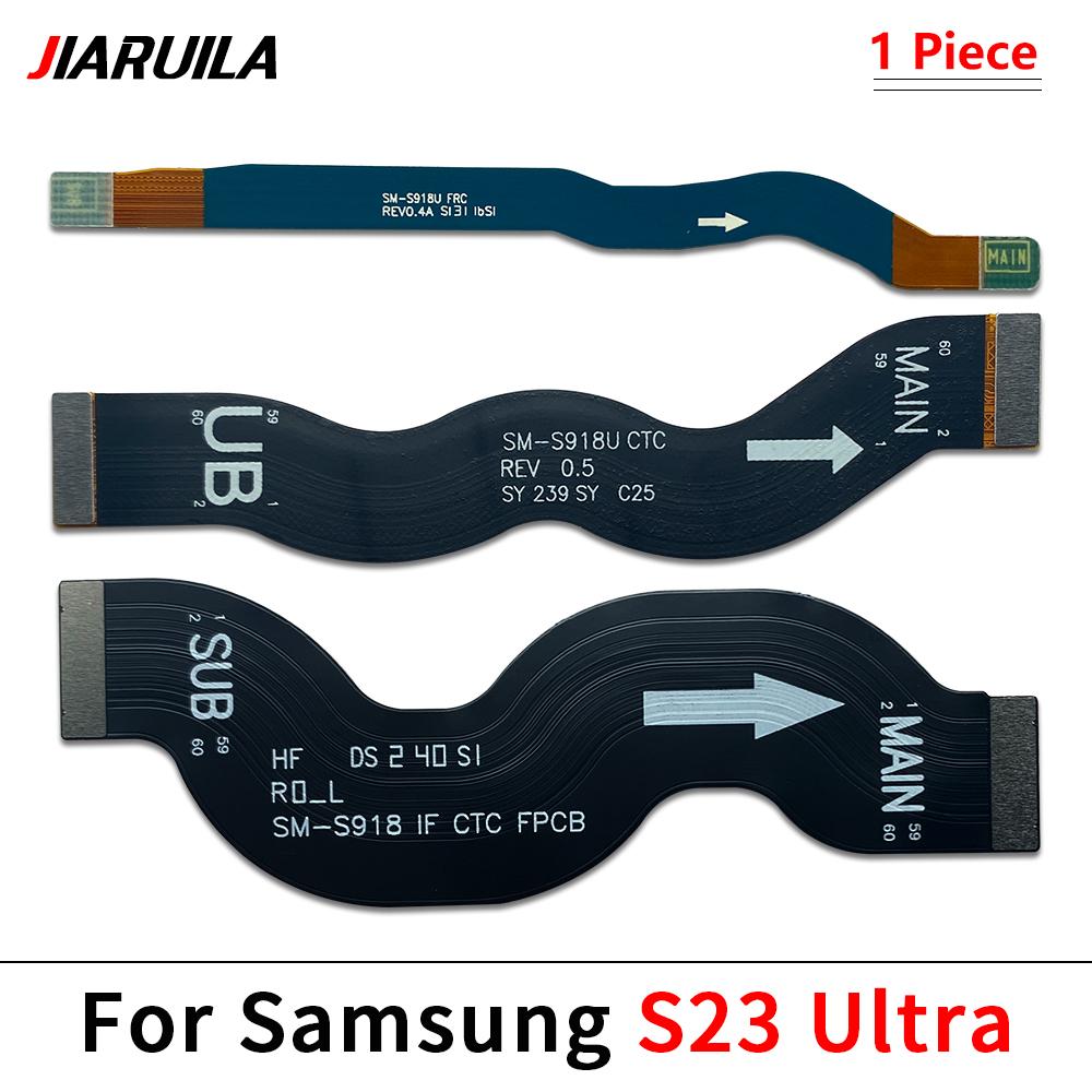 Motherboard Connector for Samsung S11 Plus Ultra, LCD Display, Flex Cable, Signal Flex, Replacement, S911, S916, S918, S11 Ultra