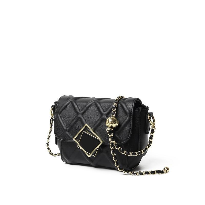 2024 Spring/Summer New Classic Quilted Chain Bag, Niche Design, High-End Versatile Shoulder and Crossbody Small Square Bag
