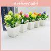 Potted Orchid Simulation Plastic Flower Furniture Living Room Ornaments Car