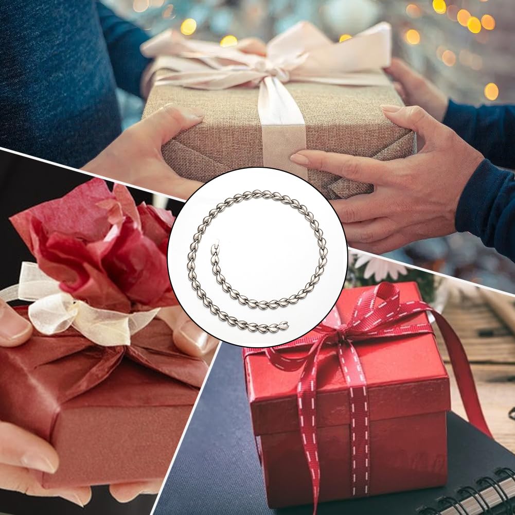 Germanium 46 für Titan sanft zum Hämatit Mode [HyyMe] Halskette, Perlen, 99,999% Reinheit, Frauen, antistatisch, Halskette, Haut, allergiefrei,