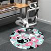 1pc Cat, Heart Carpet, Round Non Slip Durable Large Size Office Carpet, Suitable for Office