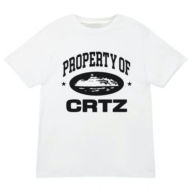 Unisex Streetwear Graphic Print Cotton Tee Loose Fit Short Sleeve Crew Neck T-Shirt Men Women