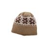 Flower knitted Stylish and Warm Woolen Hat Children's Ear Protection for Autumn and Winter Round Face Cold Hat Winter Knitted Hat School Style