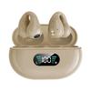 New Wireless Headphones Bluetooth 5.3 Bone Conduction Earphones Earclip Design Touch Control Led Earbuds Sports Headsets
