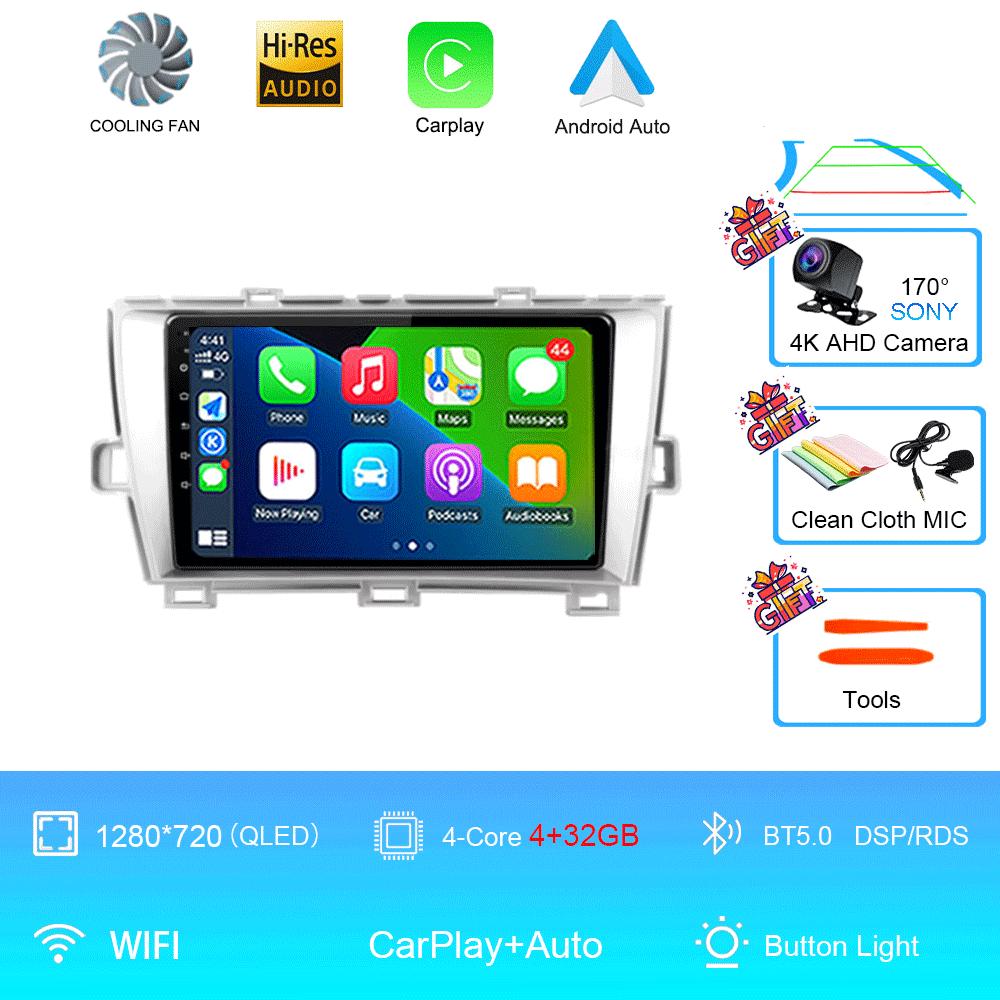 

Автомобильное радио Android 14 для Toyota Prius XW30 30 2009-2015 LHD Мультимедиа Видео Плеер Навигация Стерео GPS 360 Камера Нет 2 Din 9” CHINA